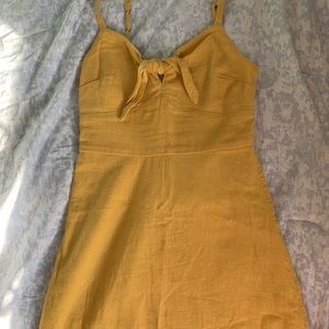 Hollister yellow sun dress